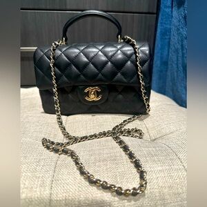 Inspired Mini Lambskin 20cm-Gold Hardware